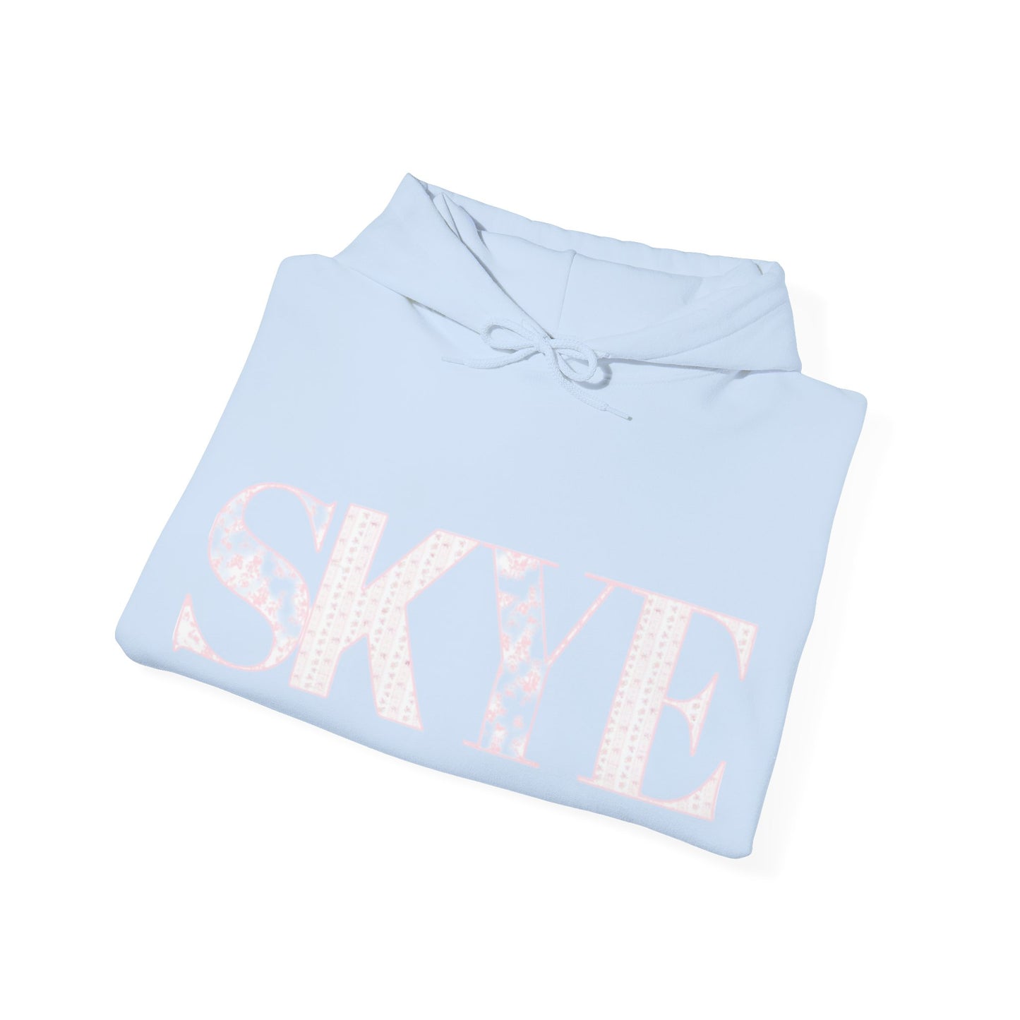 skyebysofia blue&light pink hoodie